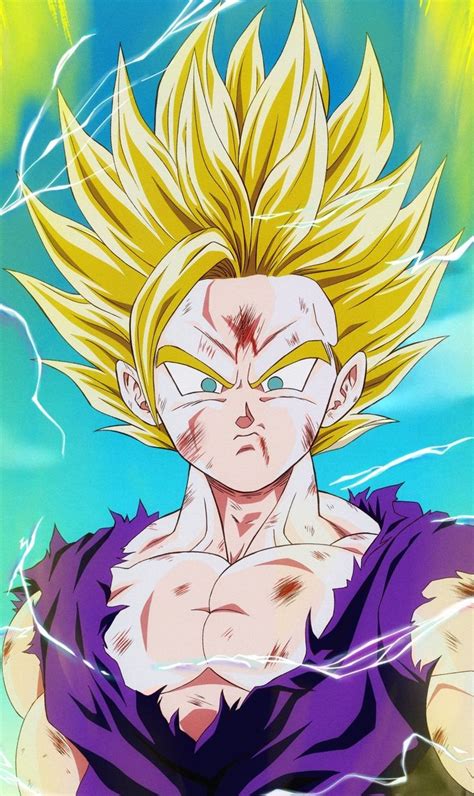 Gohan Super Saiyan 2 By Franccast Gohan Místico Dragon Ball Gt Anime