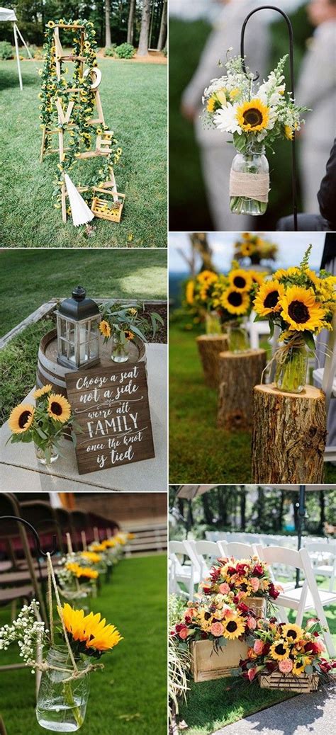 ️ Top 35 Pretty And Bright Sunflower Wedding Ideas Emma Loves