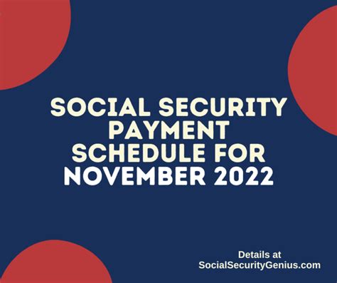 2023 Social Security Payment Calendar Customize And Print