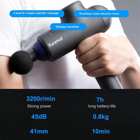 Xiaomi Yunmai Handheld Massage Fascia Gun Dark Gray
