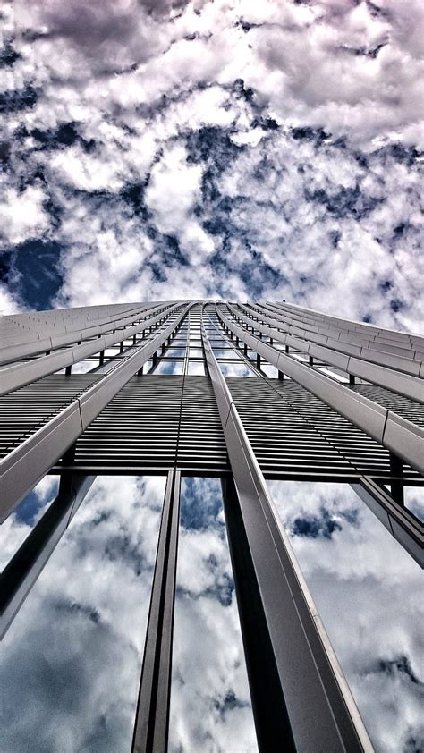 Free Photo Architecture Building Glass High Rise Low Angle Shot