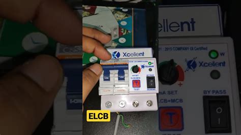 63amp Elcb For Home And Industrial Use Youtube