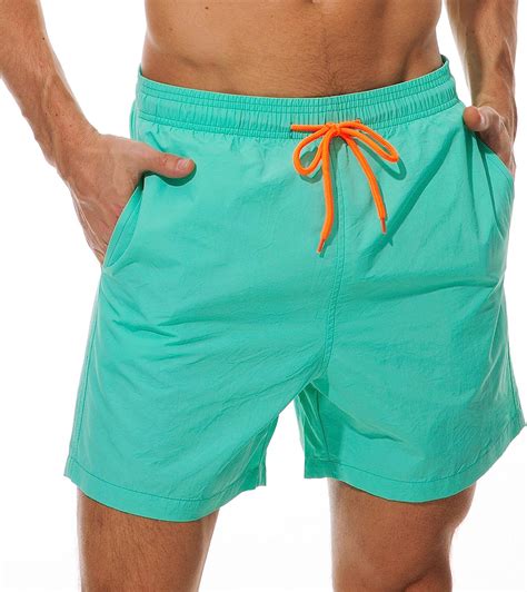Silkworld Men S Swim Trunks Quick Dry Beach Shorts With Pockets
