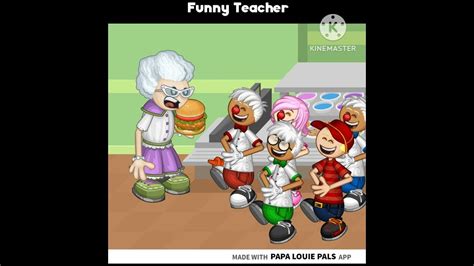 Papa Louie Pals Funny Teacher Youtube