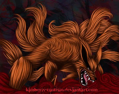 Kurama The Nine Tailed Fox By Kimberly Castello On Deviantart