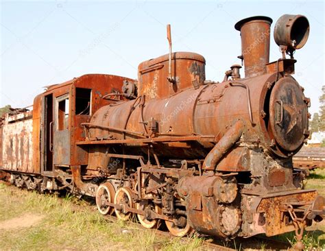 Old Rusty Steam Locomotive Stock Photo By ©serpla 1257764