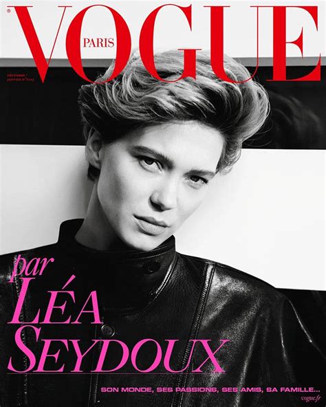 Léa Seydoux Is The Cover Star Of Vogue Paris December 2020 January 2021 Issue Vogue Paris Léa
