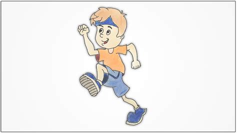 Top 157 How To Draw A Cartoon Boy Running