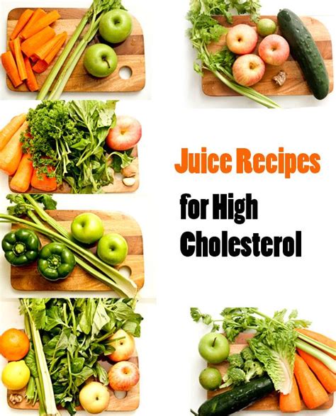 When people hear the words low fat and low cholesterol recipes, they may also think no taste. Juicing recipes for high cholesterol - these recipes will ...