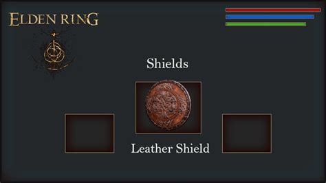 ELDEN RING Leather Shield With Parry Skill Medium Shields YouTube