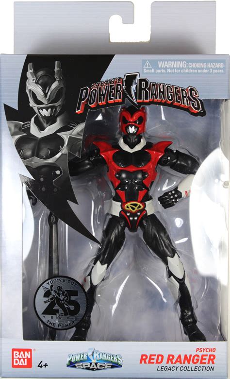 Power Rangers Space ~ Psycho Red Ranger Legacy Action Figure ~ Mmpr