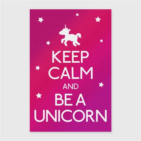 Keep Calm And Be A Unicorn By Herz Stern Krone Spreadshirt