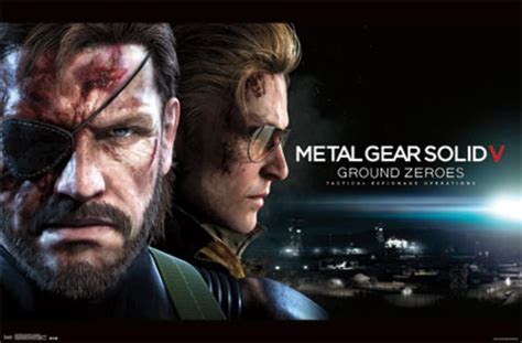 Metal Gear Solid V Ground Zeroes Big Boss Poster 34x22 Walmart