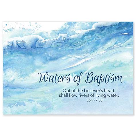 Waters Of Baptism Baptism Congratulations