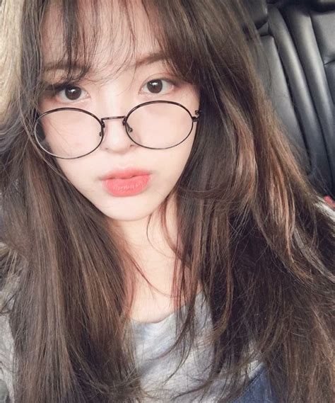 slothyun bangs and glasses cute glasses girls with glasses girl glasses ulzzang korean