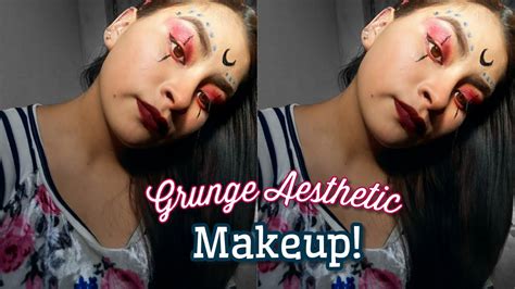 Grunge Aesthetic Makeup ･ 🖤 Easy Hairstyle Youtube