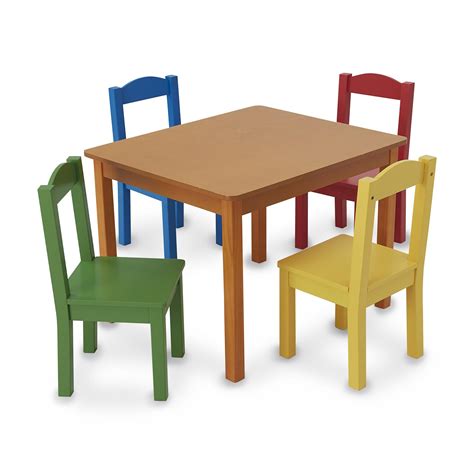 Free plans to build this easy kids table and chair set for about $35. Piper Children's Table & 4 Chairs