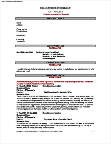 Résumés in australia have been transformed a résumé in australia is more often than not referred to as a cv (curriculum vitae). Resume Template Australia - Free Samples , Examples & Format Resume / Curruculum Vitae - Free ...