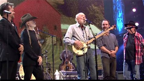 Unite and lead the tribes to take back your lands. Pete Seeger - This Land is Your Land (Live at Farm Aid 2013) - YouTube