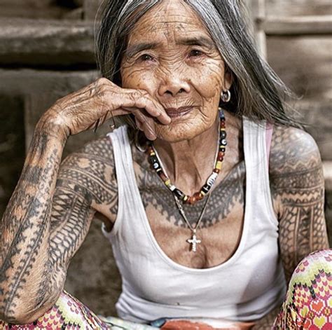 Vogue Cover 106 Year Old Indigenous Filipino Tattoo Artist