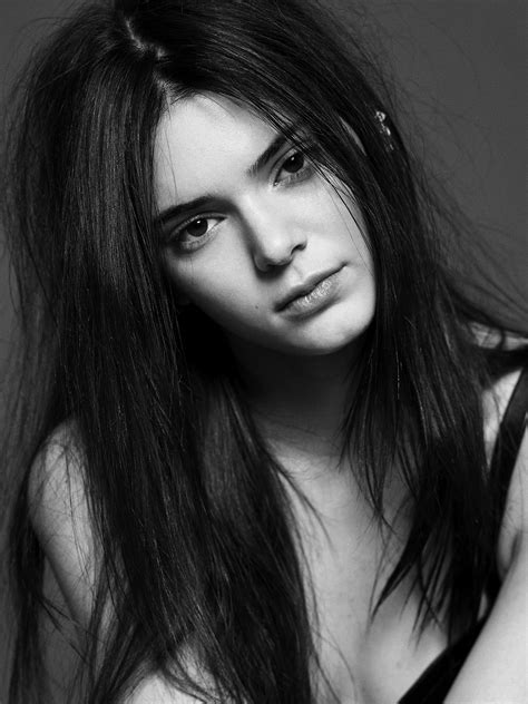 Wallpaper Kendall Jenner Women Model Brunette Dark Hair Long