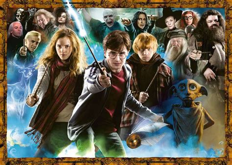 Gut erhaltenes puzzle, alle teile vorhanden. Puzzle 1000 p - Harry Potter et les sorciers | Puzzle ...