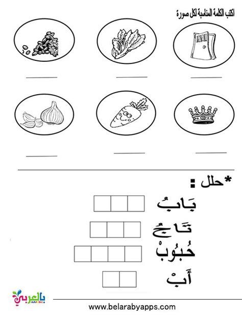 Arabic Alphabet Practice Worksheet Printable ⋆ بالعربي نتعلم Arabic