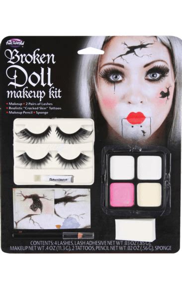 Broken Doll Face Make-Up Kit | Broken doll makeup, Broken doll ...
