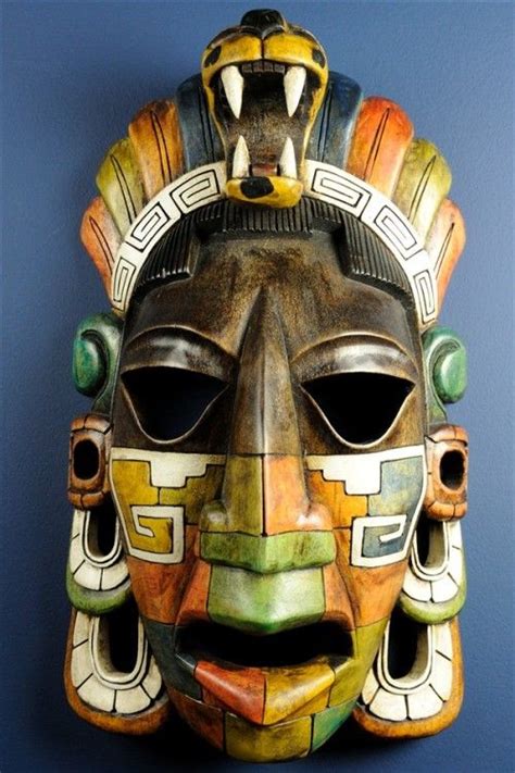 Ultrawolvesunderthefullmoon Mayan Mask Masques Africains Art