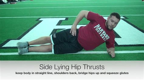 Side Lying Hip Thrusts Youtube