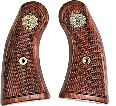 Colt Police Positive Walnut Grips With Medallions