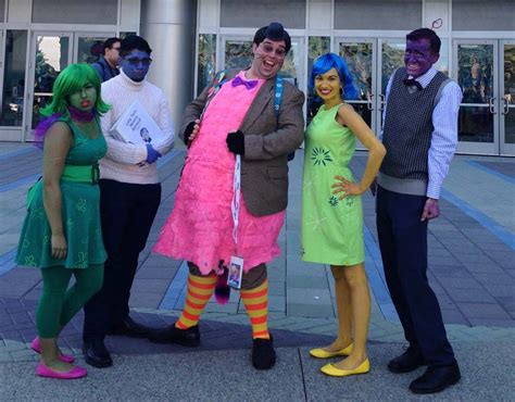 D23 Expo 2015 Inside Out Cosplay Thedisneyblog Halloween 2015 Cute Halloween Costumes Disney