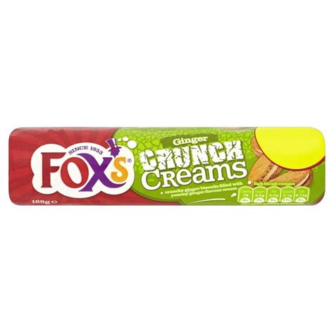 Foxs Ginger Crunch Cream 168g Pack Of 2 168g X 2 Grocery And Gourmet Food