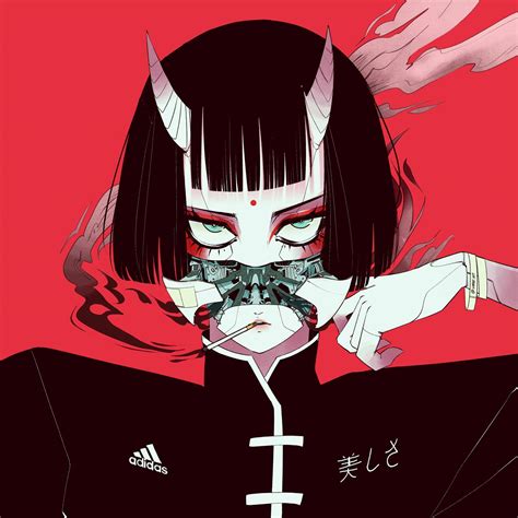 Vinne Creates Eye Catching Japanese Cyberpunk Art — Visual Atelier 8