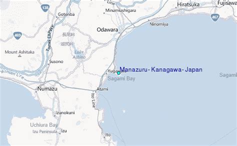 Manazuru Kanagawa Japan Tide Station Location Guide