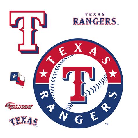 Some logos are clickable and available in large sizes. Texas Rangers: Logo - Giant Officially Licensed MLB ...