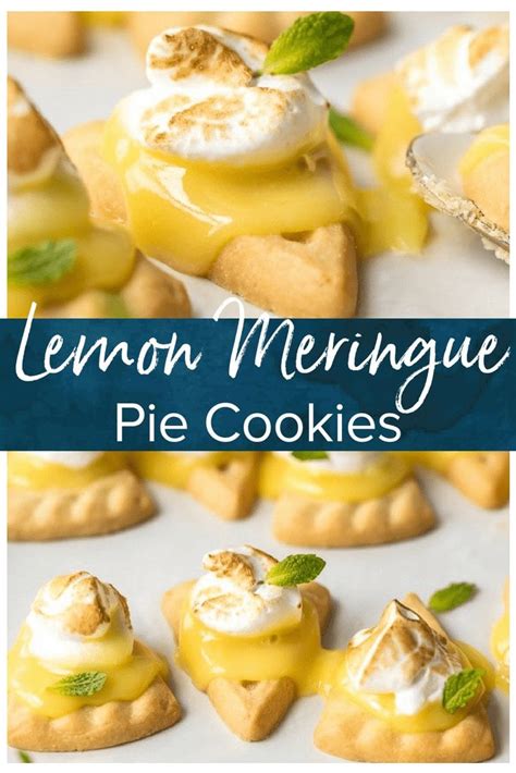 Lemon Meringue Cookies Recipe Easy Lemon Meringue Pie Tarts