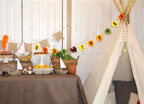 Kids Thanksgiving Table Everyday Party Magazine