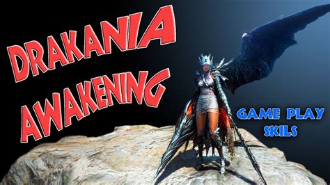 Drakania Awakening Gameplay Skill Show Black Desert Youtube