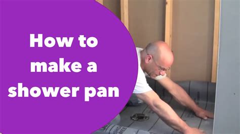 Youtube How To Build A Shower Pan Bathroom Sink