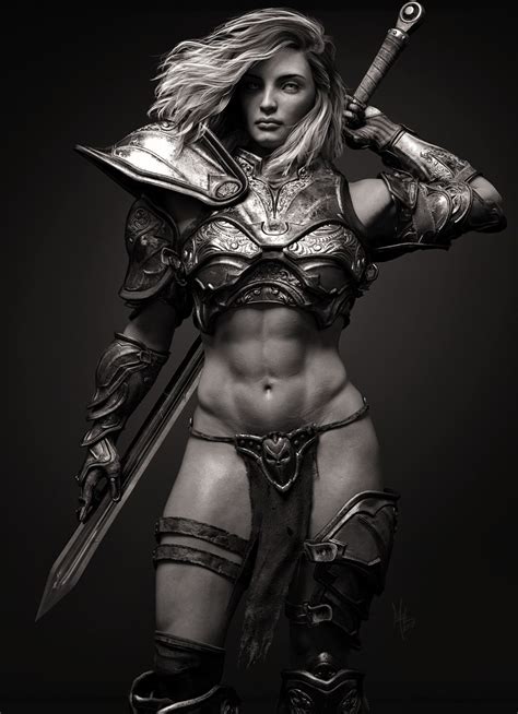 ArtStation Explore Fantasy Female Warrior Warrior Woman Fantasy