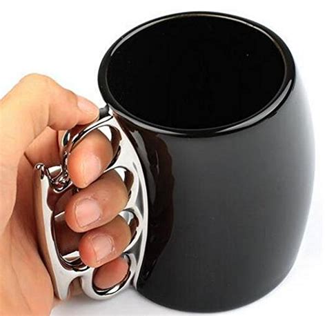 Buy New Creative Fist Cup Brass Knuckles Cup Ceramic Coffee Mug