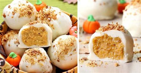 How To Make Festive Pumpkin Cheesecake Balls Grandmas Things