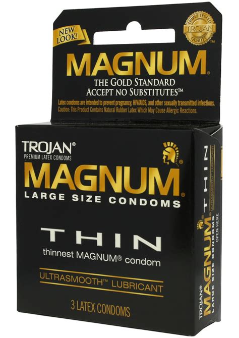 Trojan Magnum Gold Collection Large Size Condom Pack Feel The Vibration