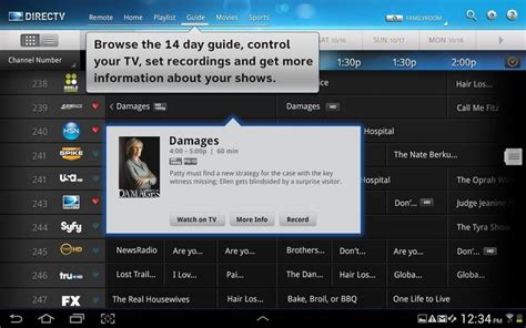 Directv App Guide Android Live Tv Streaming Directv Android Tablets