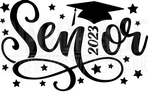 Senior 2023 Png Senior 2023 Svg Graduation Cap Svg Class Of Etsy