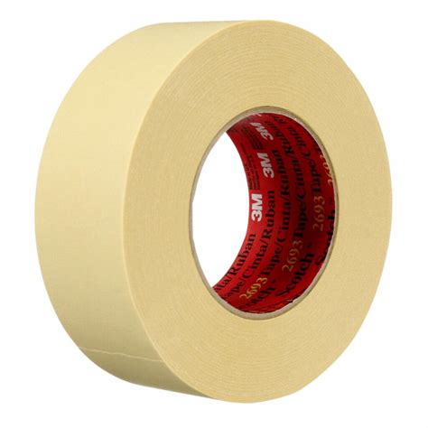 scotch® high performance masking tape 2693 tan 1 89 in x 60 yd 48 mm x 55 m 24 rolls per