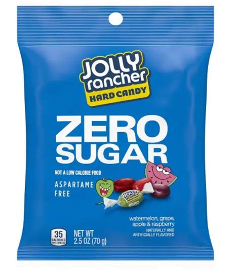 Jolly Rancher Zero Sugar Assorted Fruit Flavored Hard Candy 25 Oz Bag
