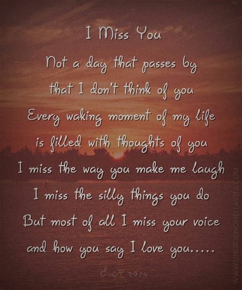 Missing You Quotes For Him Missing My Husband I Miss You Quotes Me