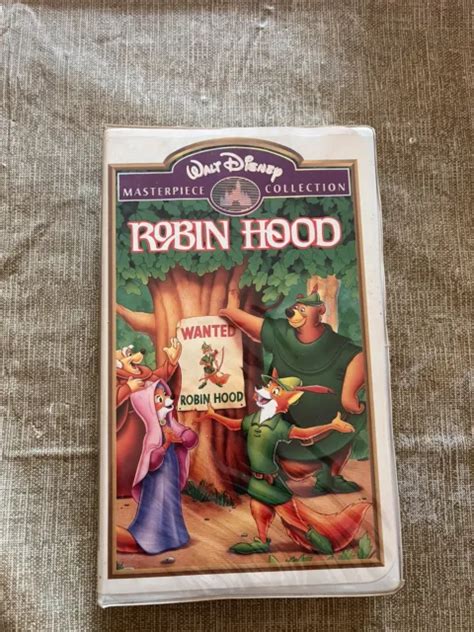 Walt Disney Robinhood Masterpiece Collection Vhs Tape Picclick